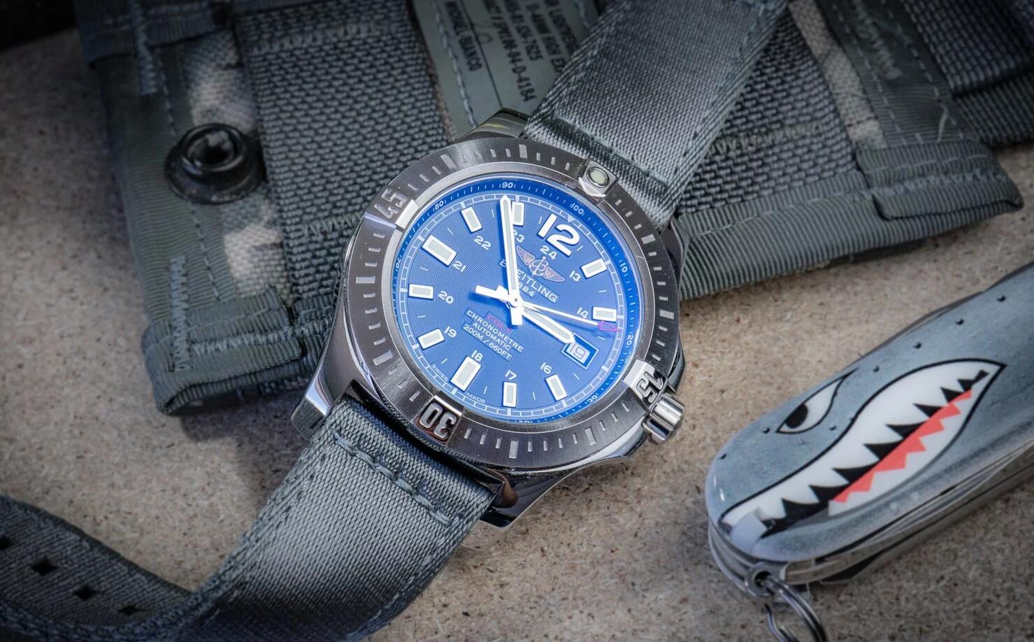 Replica Breitling Colt: Test of the striking military watch with diving elements